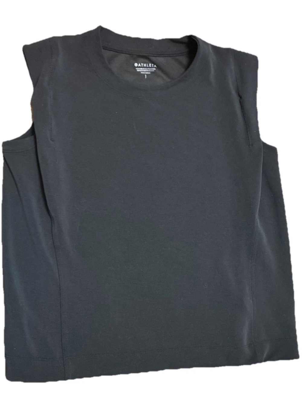 Athleta Black Sculpted Athletic Tank Top Women’s Small Petite Cropped